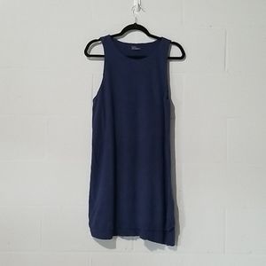 GAP linen blend navy blue sleeveless mini dress